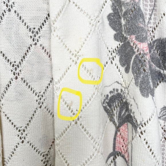 Anthropologie Knitted and Knotted Open Front Cardigan Size S - Picture 6 of 6